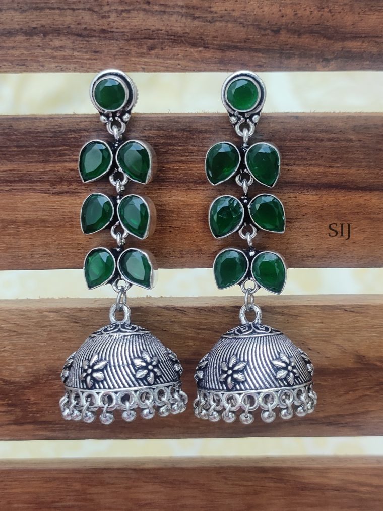 Marvelous German Silver Jhumkas