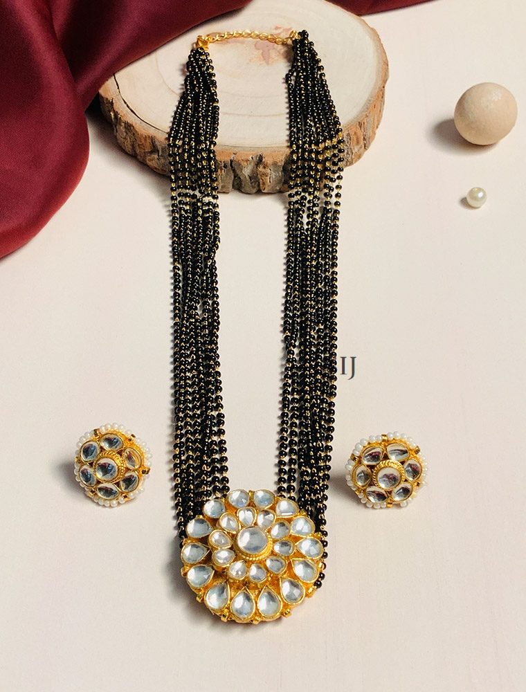 Stunning Kundan Polki Mangalsutra Set