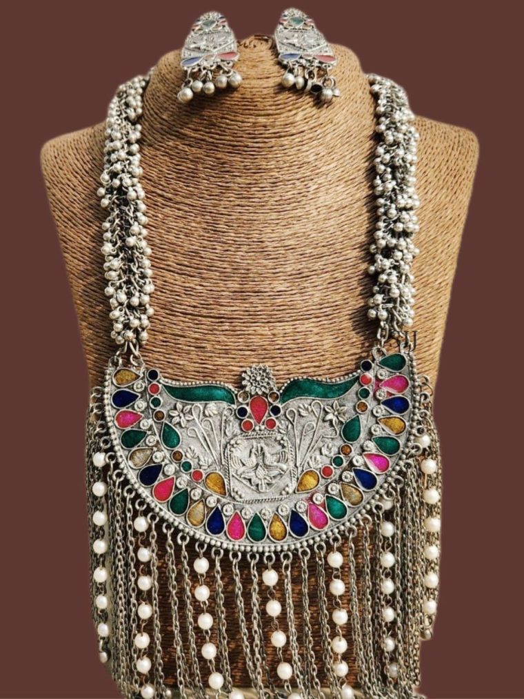 Stunning Long Multicolour Necklace