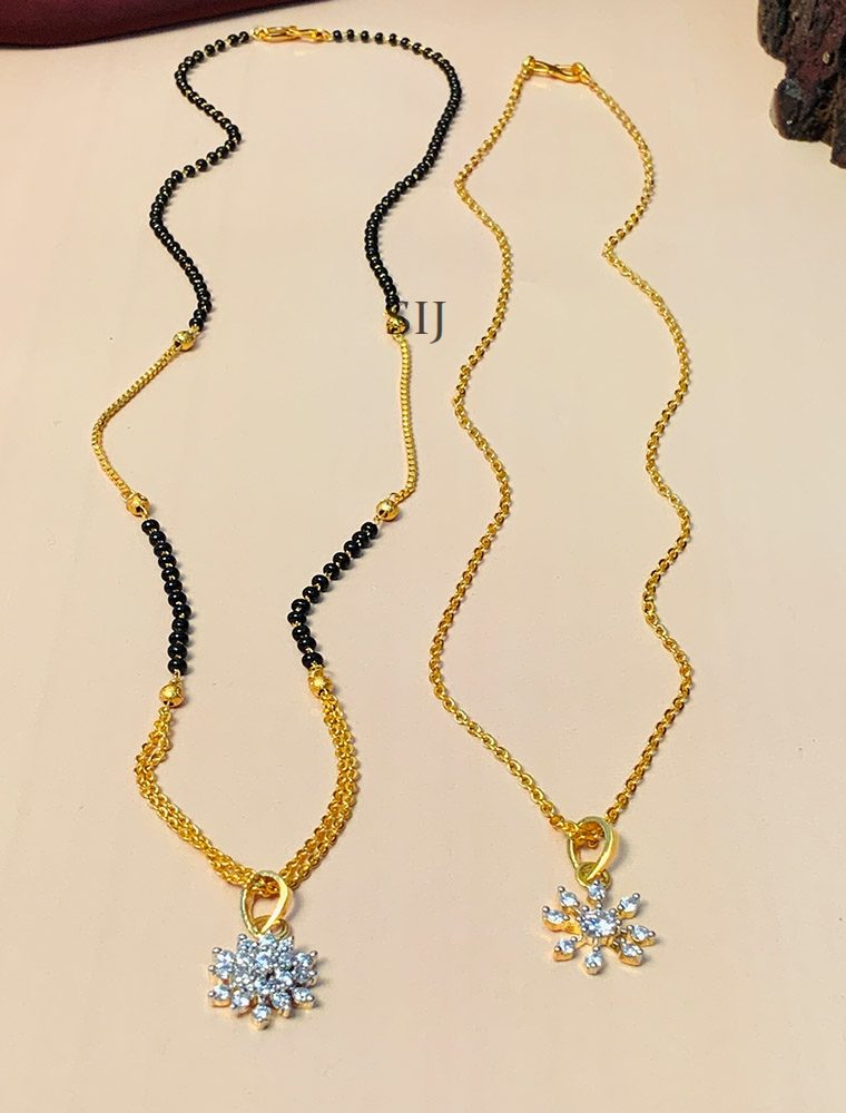 Traditional Gold Plated Mangalsutra Combo - 1