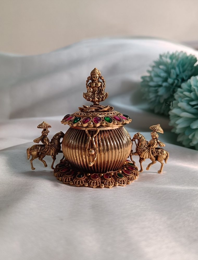 Traditional Lakshmi Kumkum Box