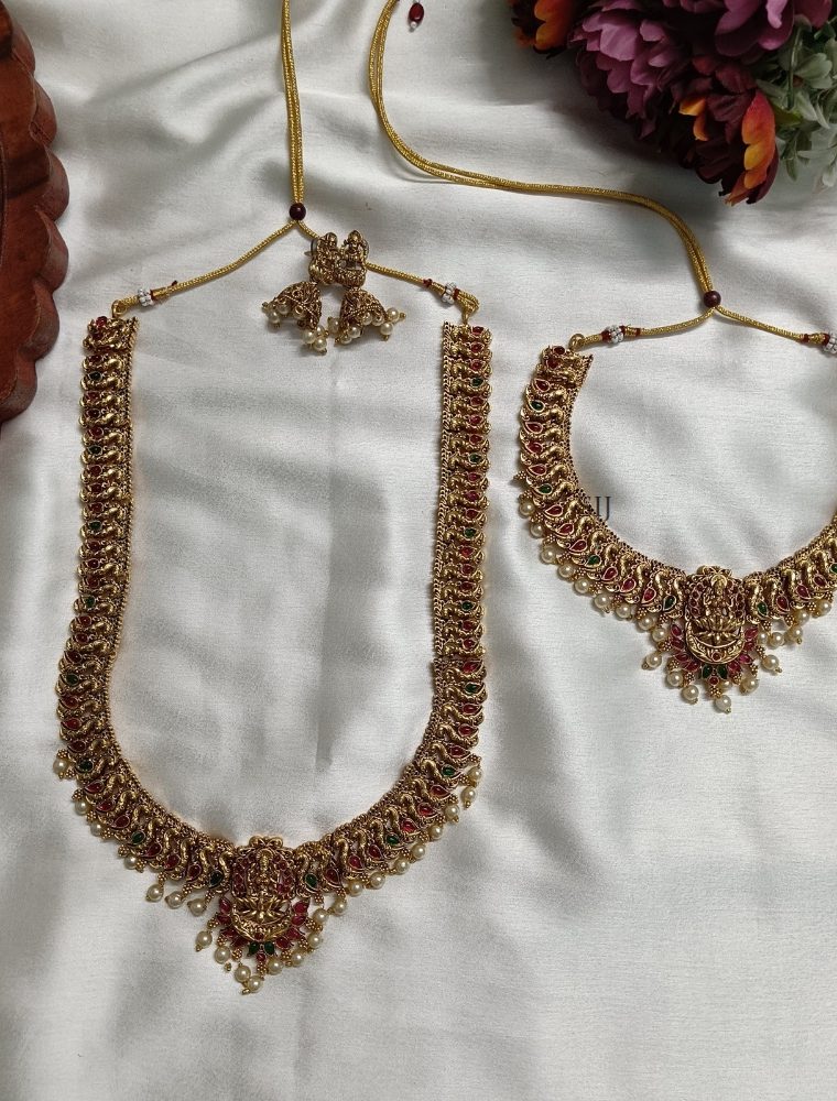 Fabulous Lakshmi Kemp Stone Bridal Set