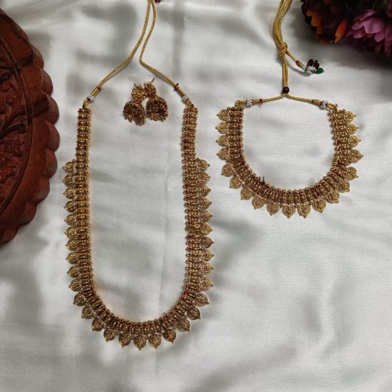 Beautiful Lakshmi Coin Bridal Set