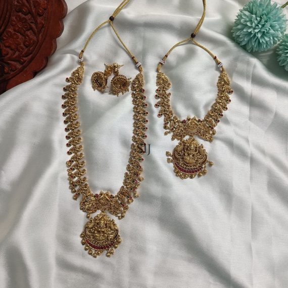 Princess Lakshmi Peacock Stone Bridal Set