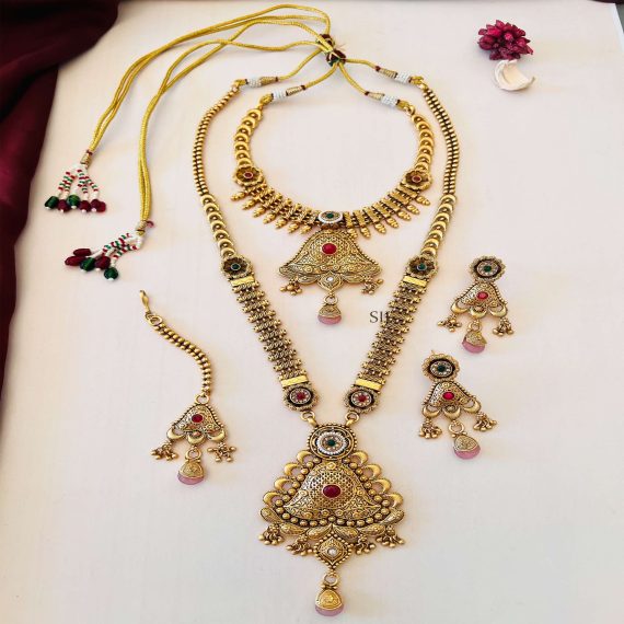 Artificial Gold Plated Bridal Jewellery Set