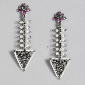 High-Quality And Imitation German Silver Earrings