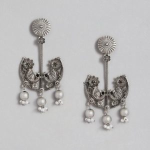 Traditional German Silver Earrings