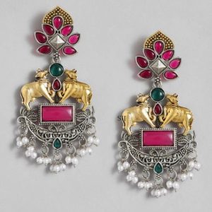 High-Quality Extravavagant German Silver Earrings