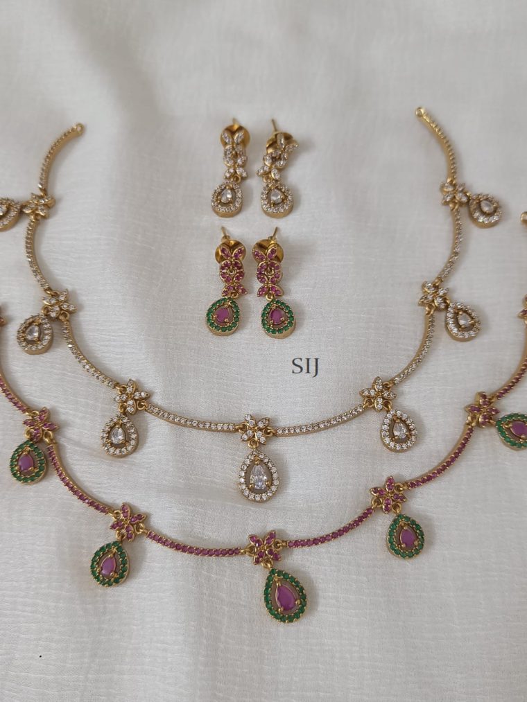 Party wear Necklace with Earrings