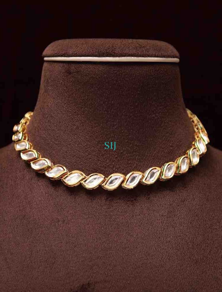 Stunning Geometrical Kundan Necklace