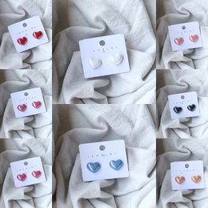 Imitation Heart Design Studs