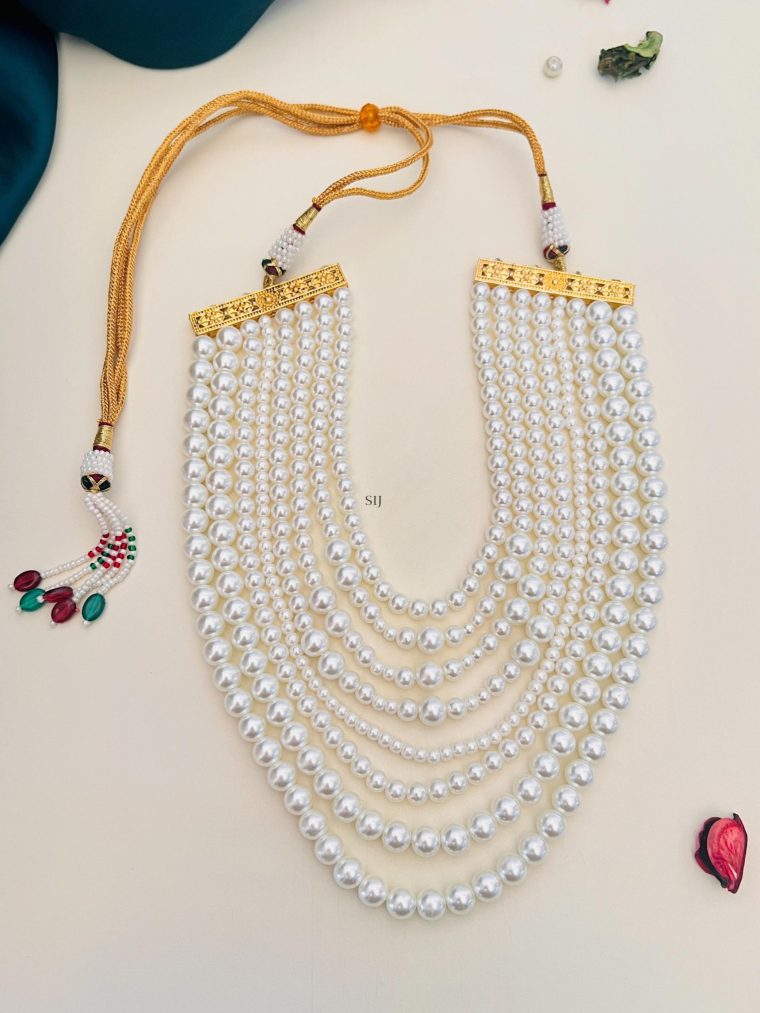 Imitation Multi Layered Pearl Necklace