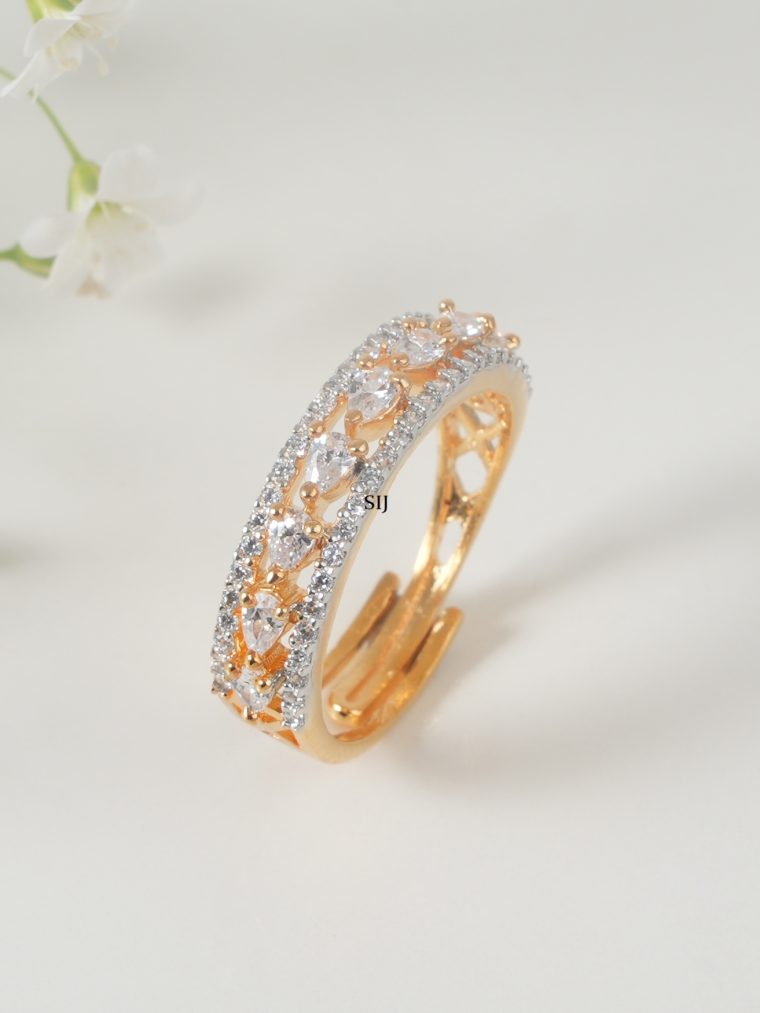 Imitation Eternity Diamond Finger Ring