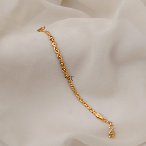 Gold Plated Forming Chain Type Bracelet