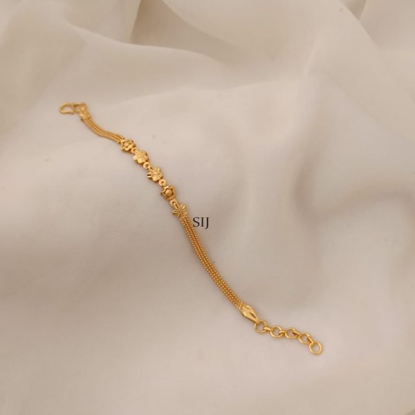 Traditional Gold Plated Chain Type Bracelet