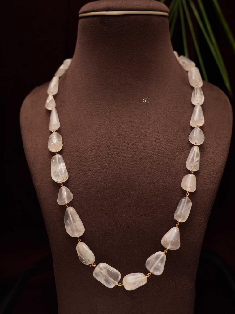 Single Line Cream Color Beads Chain