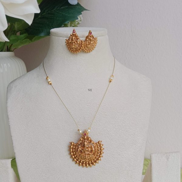 Traditional Invisible Lakshmi Necklace