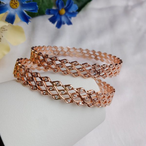 Rose Gold Plated Bangles