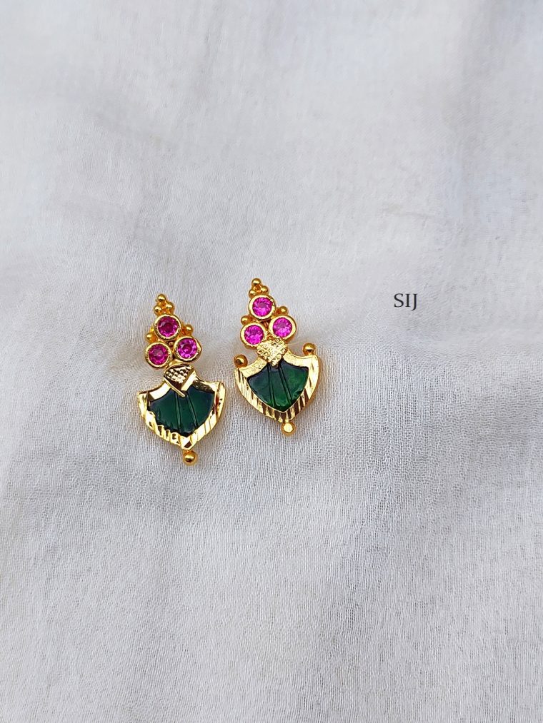 Imitation Palakka Ear Studs