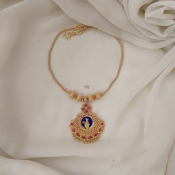 Traditional Krishna Pendant Necklace