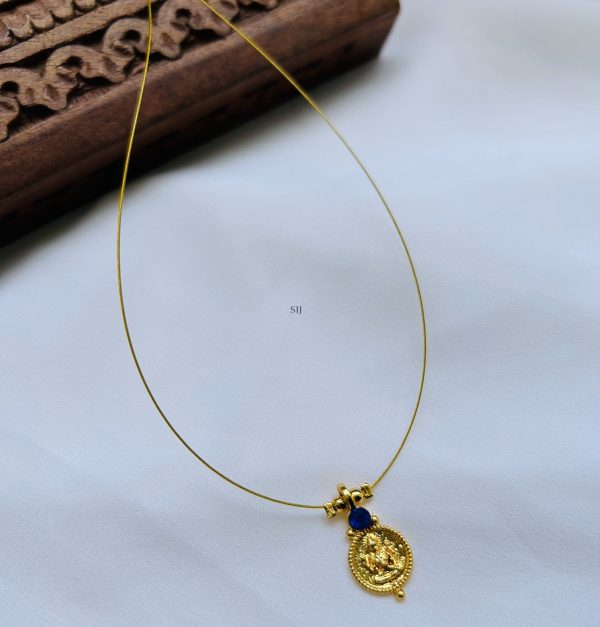 Traditional Lakshmi Coin Invisible Necklace